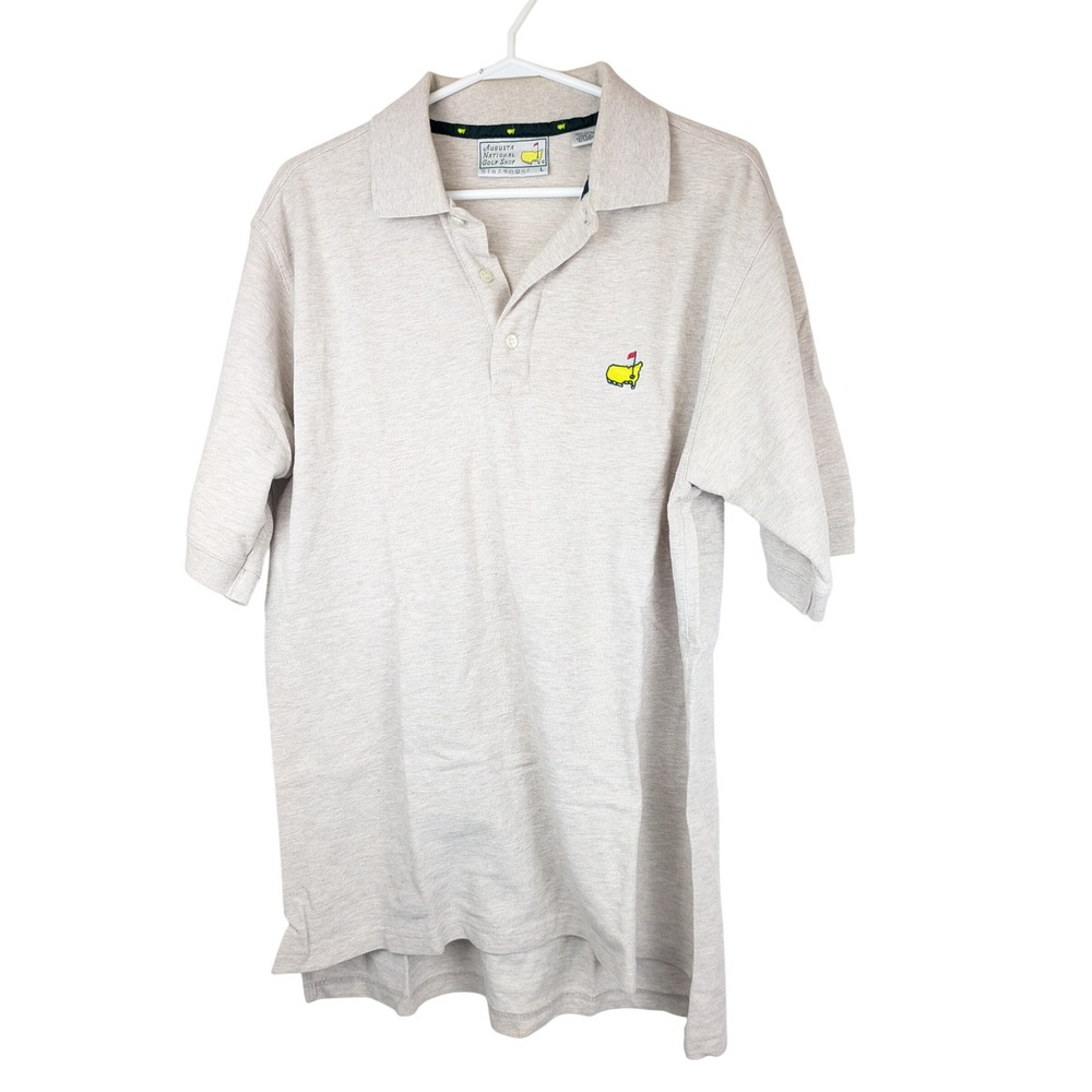 Slazenger Augusta National‎ Golf Shop Cotton Polo Shirt Men's L Masters Logo